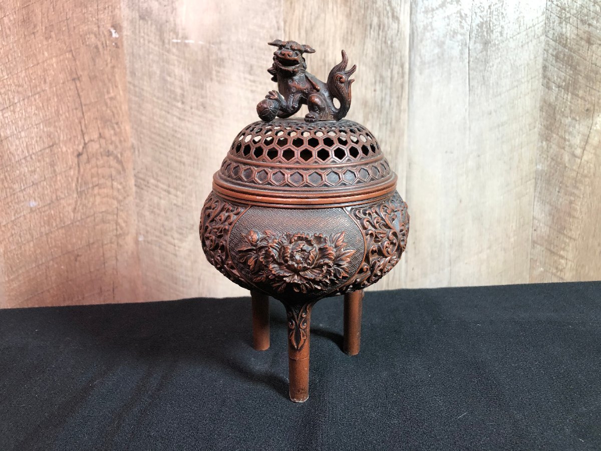 中国唐物 銅製 茶托 五客 煎茶道具 銅茶托 茶道具/ 煎茶碗