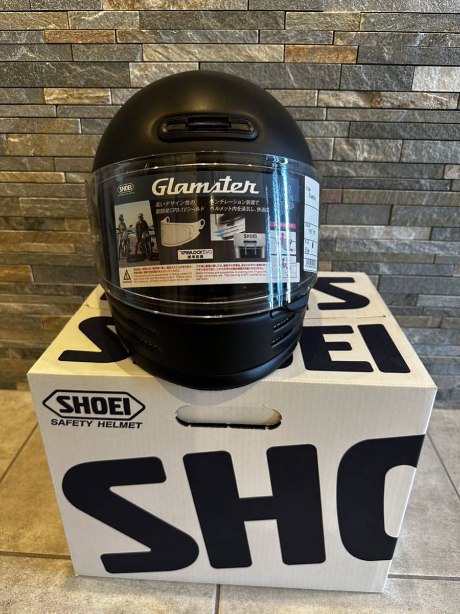 SHOEI フルフェイスヘルメット マットブラック GLAMSTER Mサイズ