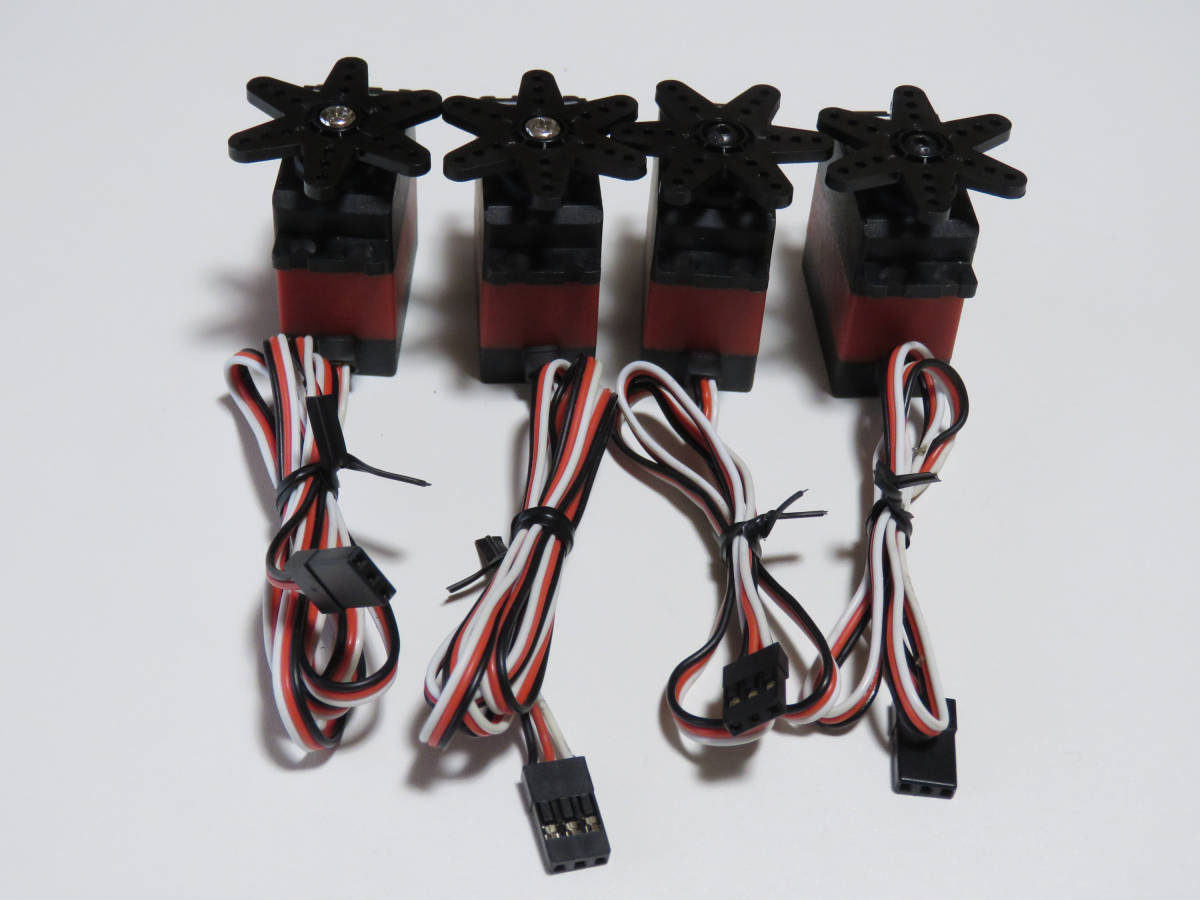 フレックスイノベーション　飛行機用ミニサーボ　ＤＳ３４ＨＶ×４個　中古品