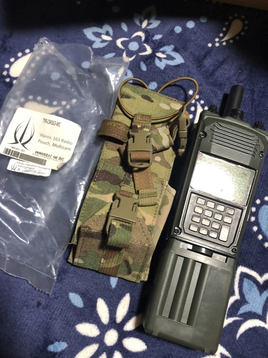 prc-163 タイプ　アンプ内蔵　ダミーラジオ　実物ラジオポーチセット　