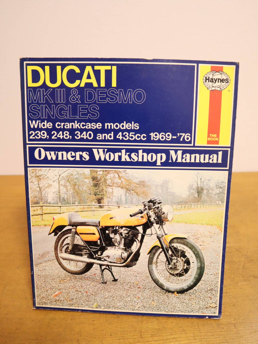 バイク 絶版 Haynes ヘインズ Ducati ドゥカティ シングル 整備書