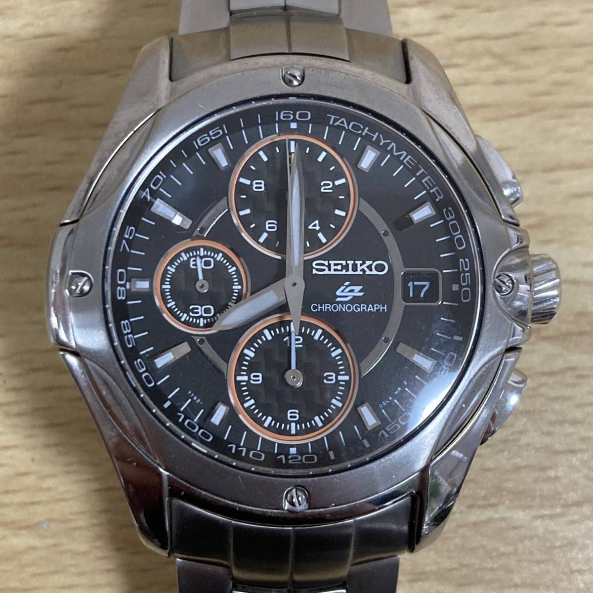SEIKO セイコー イグニッション CHRONOGRAPH クロノグラフ 7T92-0FL0 
