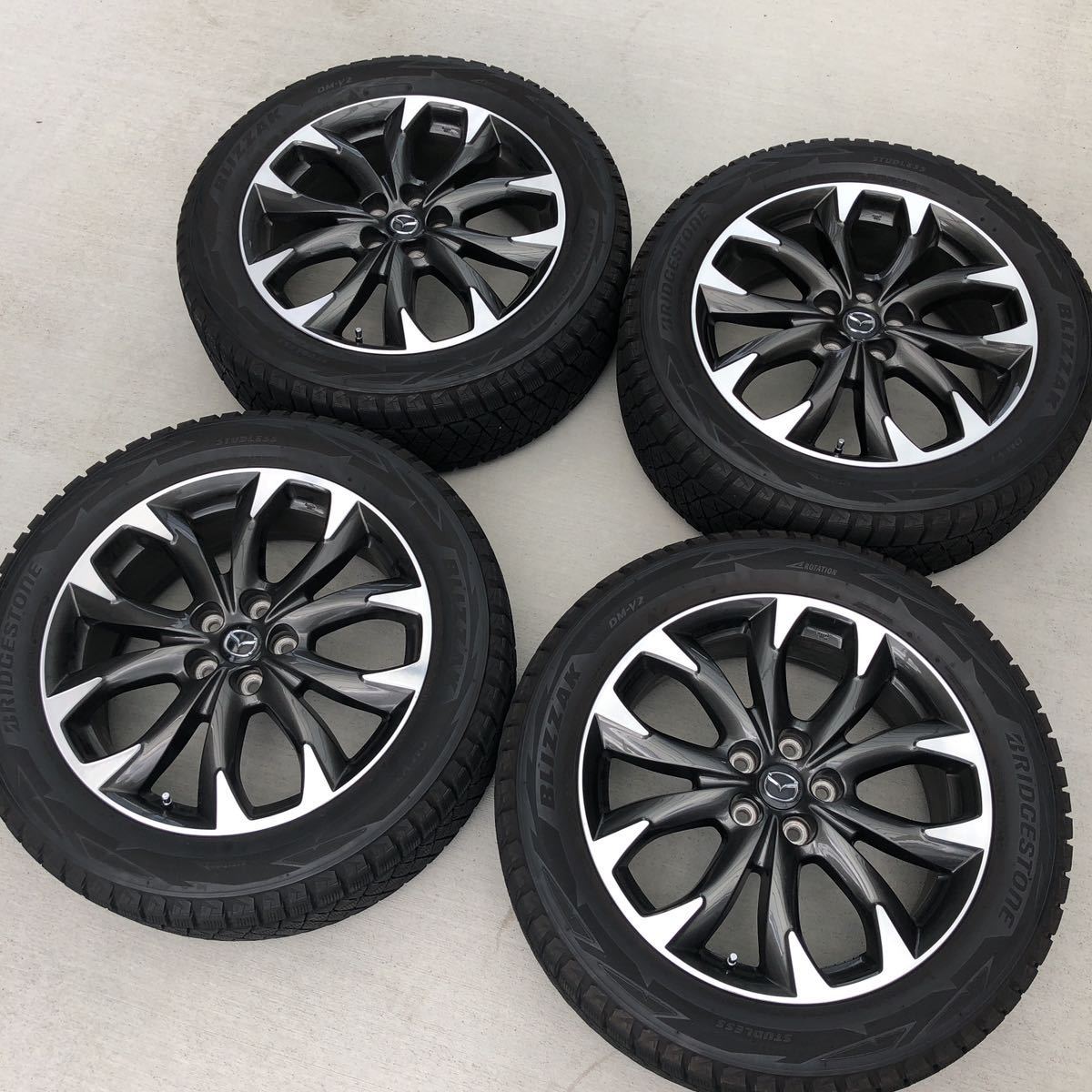 ☆マツダ 純正 19インチ / ブリヂストン ブリザック DM-V2 235/55R19 