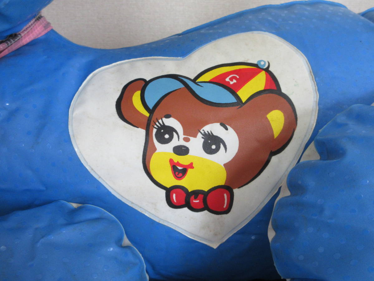 レトロ 空ビ玩具/幼児乗用空気ビニール人形/鈴入り/クマちゃん/子熊