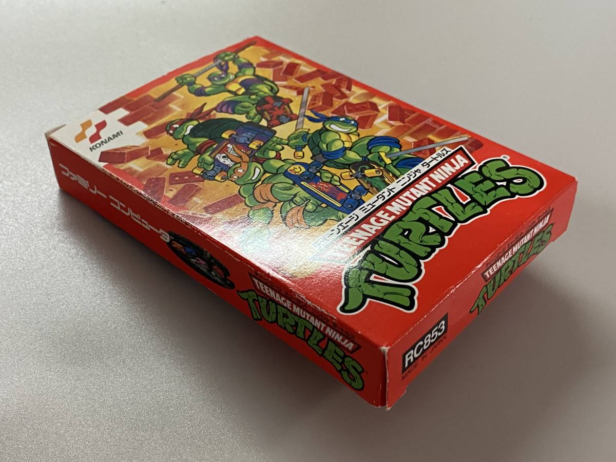 FC 美品 ミュータントニンジャ タートルズ TMNT 箱説付き 珍品 激レア 