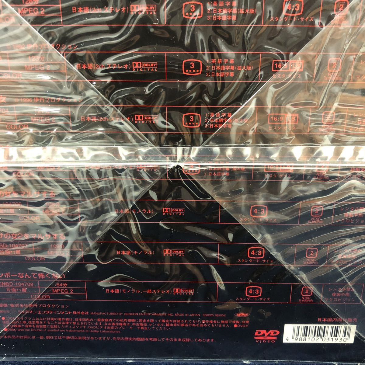 伊丹十三 DVDコレクション たたかうオンナ BOX 特製フィルム缶仕様