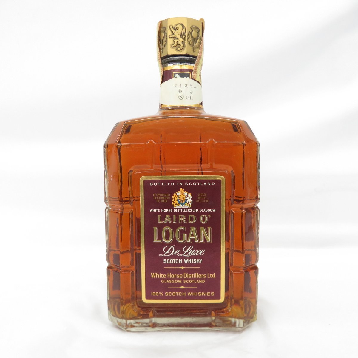 ローガン デラックス LOGAN 12年 750ml スコッチ ホワイトホース 未開 
