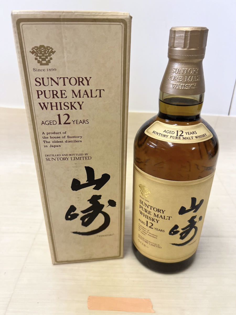 山崎12年 ピュアモルトウイスキー 750ml 赤箱付 古酒 【公式通販】