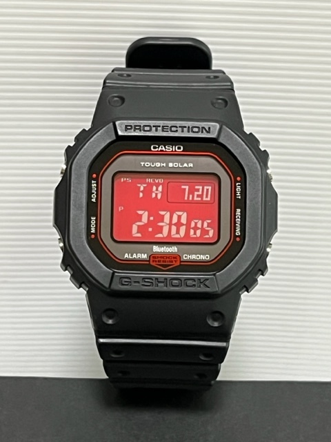 CASIO G-SHOCK GW-B5600AR-1JF ブラック レッド Bluetooth ソーラー