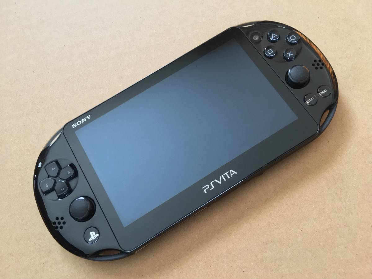 ☆PS Vita 本体のみ PCH-2000 起動 動作 充電 確認済み SONY ブラック