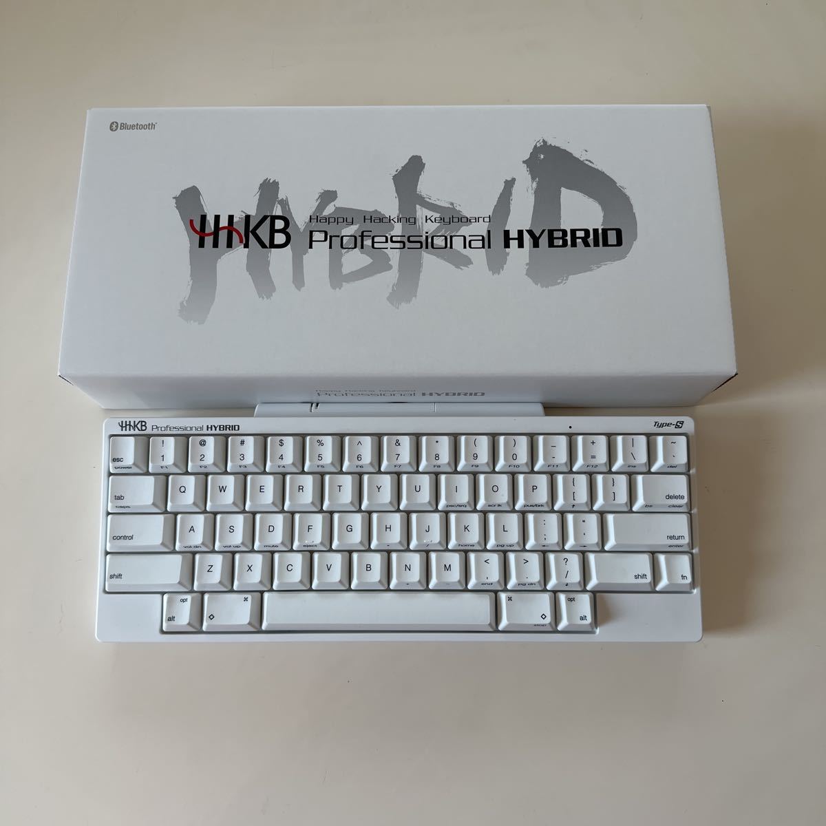 HHKB Professional HYBRID Type-S 英語配列 PD-KB800YSC（雪） HHKB
