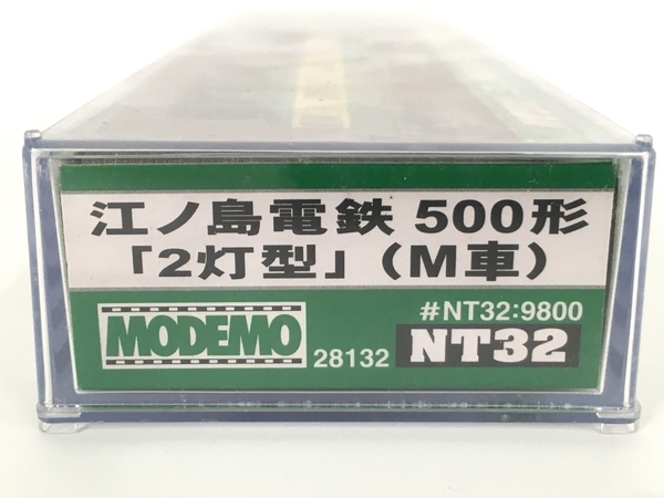 MODEMO 江ノ島電鉄 500形 2灯型 M車 Nゲージ MODEMO 28132 江ノ島電鉄 500形 2灯型 M車 鉄道模型 N ジャンクY7854565