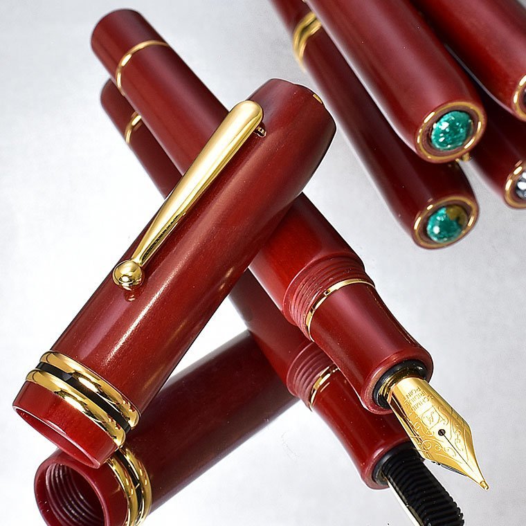 ◇○【WANCHER/ワンチャー】 ベークライト・マルン (七宝万年筆）耐久