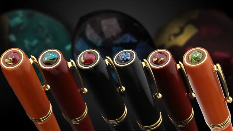 ◇○【WANCHER/ワンチャー】 ベークライト・マルン (七宝万年筆）耐久