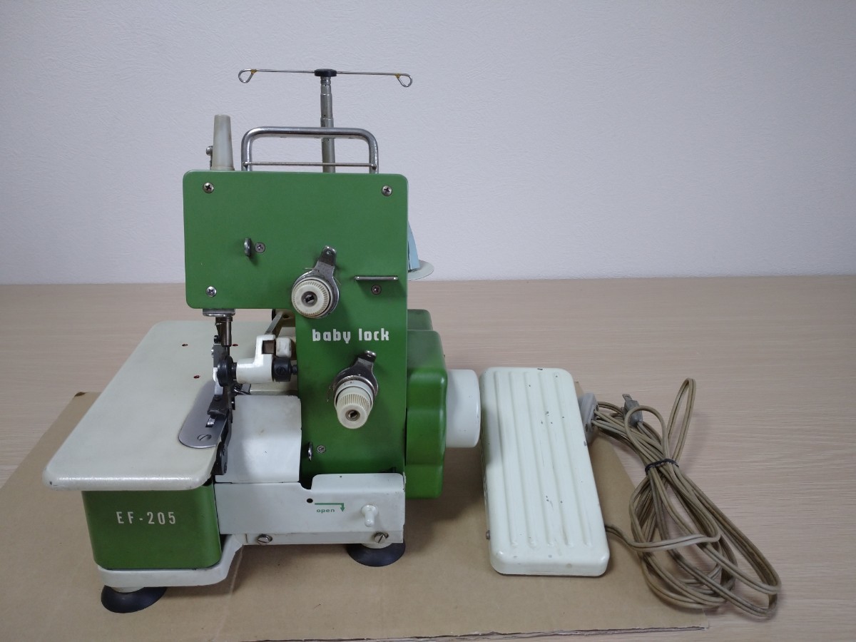 ジャンク出品】JUKI EF-205 baby lock ジューキ ベビーロック ロック 