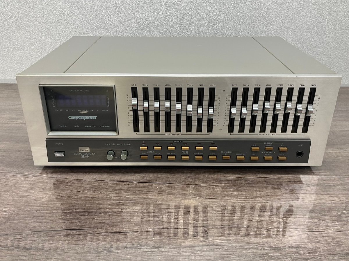 △6915 ジャンク品 オーディオ機器 グラフィックイコライザー SANSUI