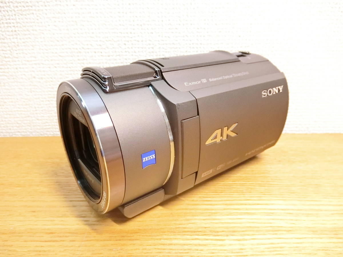 ジャンク ソニー FDR-AX45A ブラウン 4Kビデオカメラ本体(ソニー