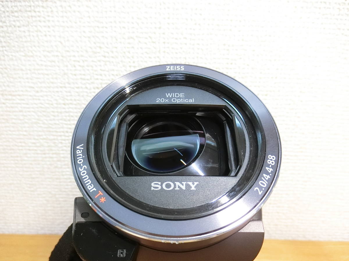 ジャンク ソニー FDR-AX45A ブラウン 4Kビデオカメラ本体(ソニー 