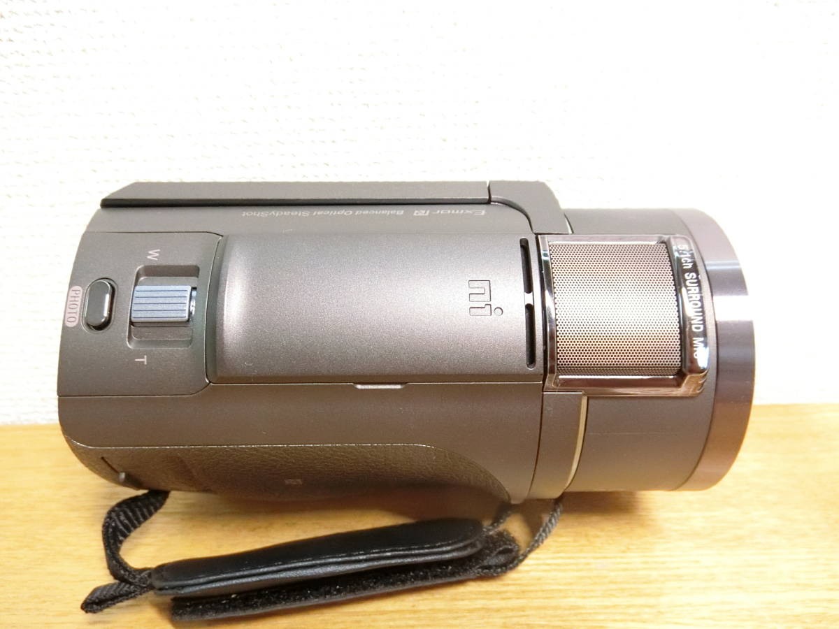 ジャンク ソニー FDR-AX45A ブラウン 4Kビデオカメラ本体(ソニー