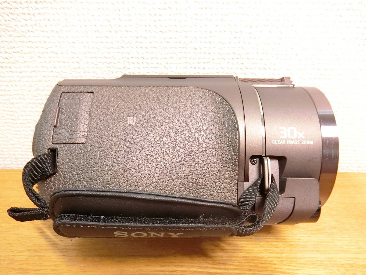 ジャンク ソニー FDR-AX45A ブラウン 4Kビデオカメラ本体(ソニー