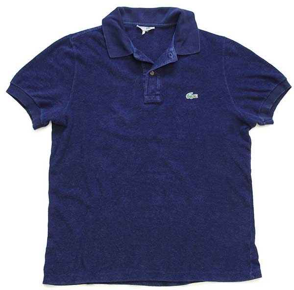 ☆70s フランス製 CHEMISE LACOSTE ラコステ ワンポイント パイル