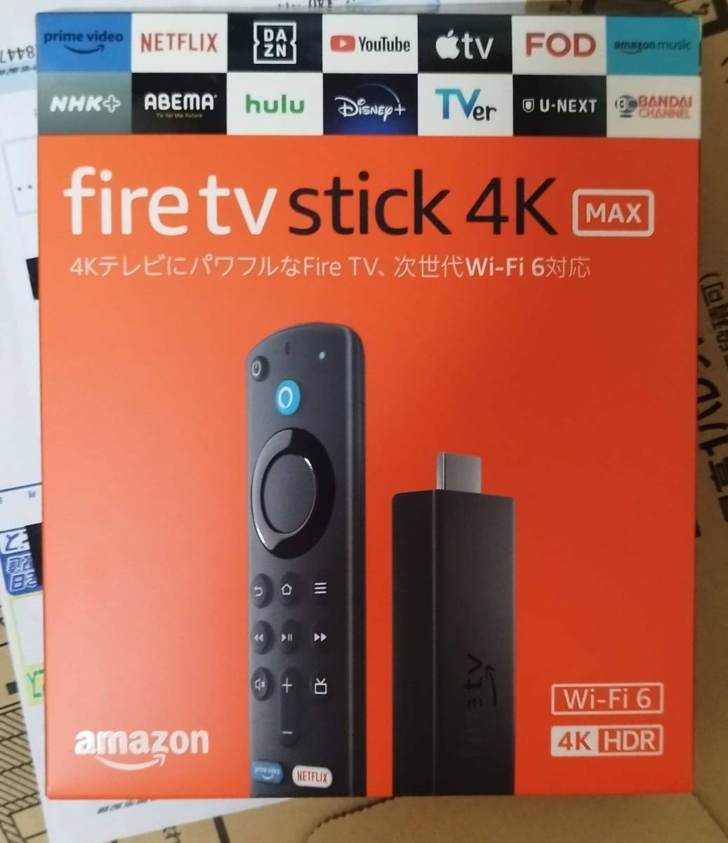 Fire TV Stick Max-Alexa対応音声認識リモコン(第3世代) 【公式通販】