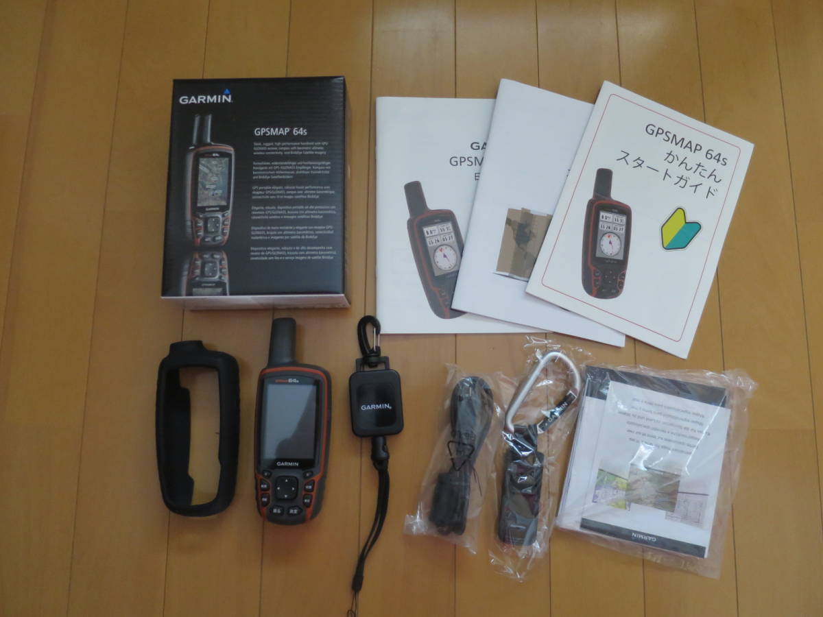Garmin GPSMAP 64s 日本語仕様 city＋山岳詳細地図中古絶品 