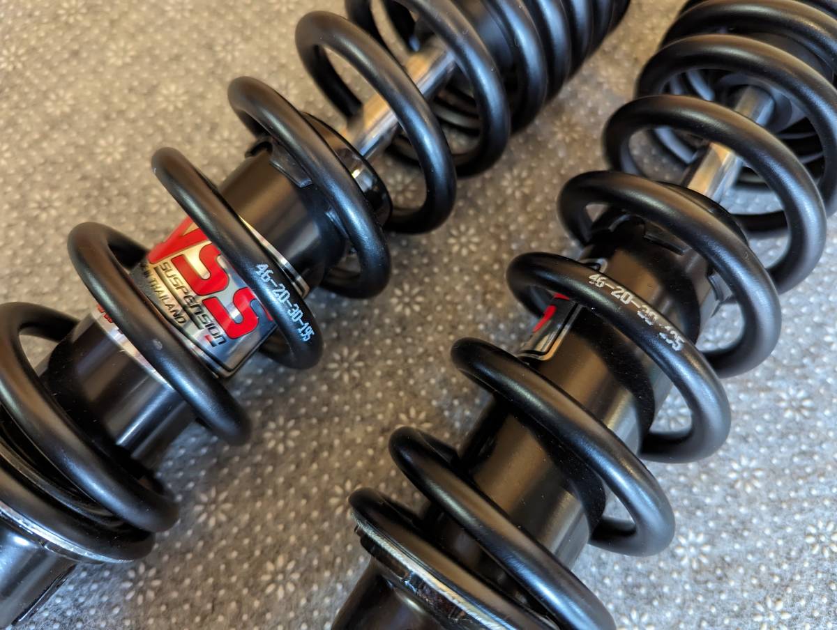 YSS リアサスペンション 340mm HUMMER 黒 汎用 C50 C70 C90 CD50 CD90 