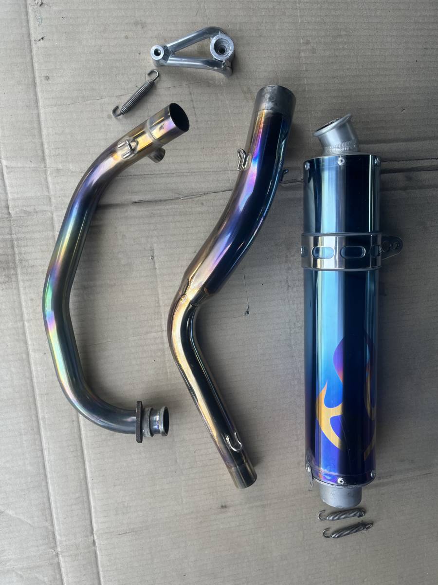 BEETチタン フルエキ Dトラッカー125 KLX125 KLX125 マフラー フルエキ