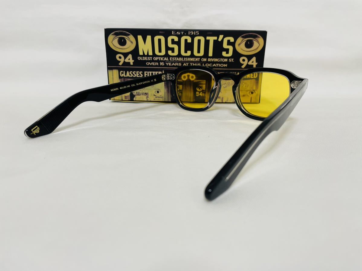 ☆モスコット☆サングラス☆MOSCOT☆MOMZA☆イエローカラーレンズ未 