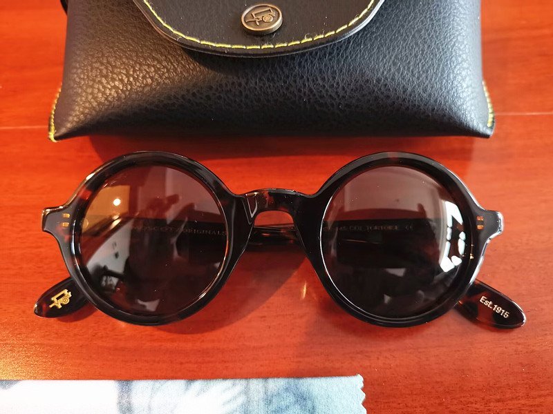 名作モデル☆新品☆ MOSCOT ZOLMAN ゾルマン 丸い眼鏡 鼈甲*サングラス