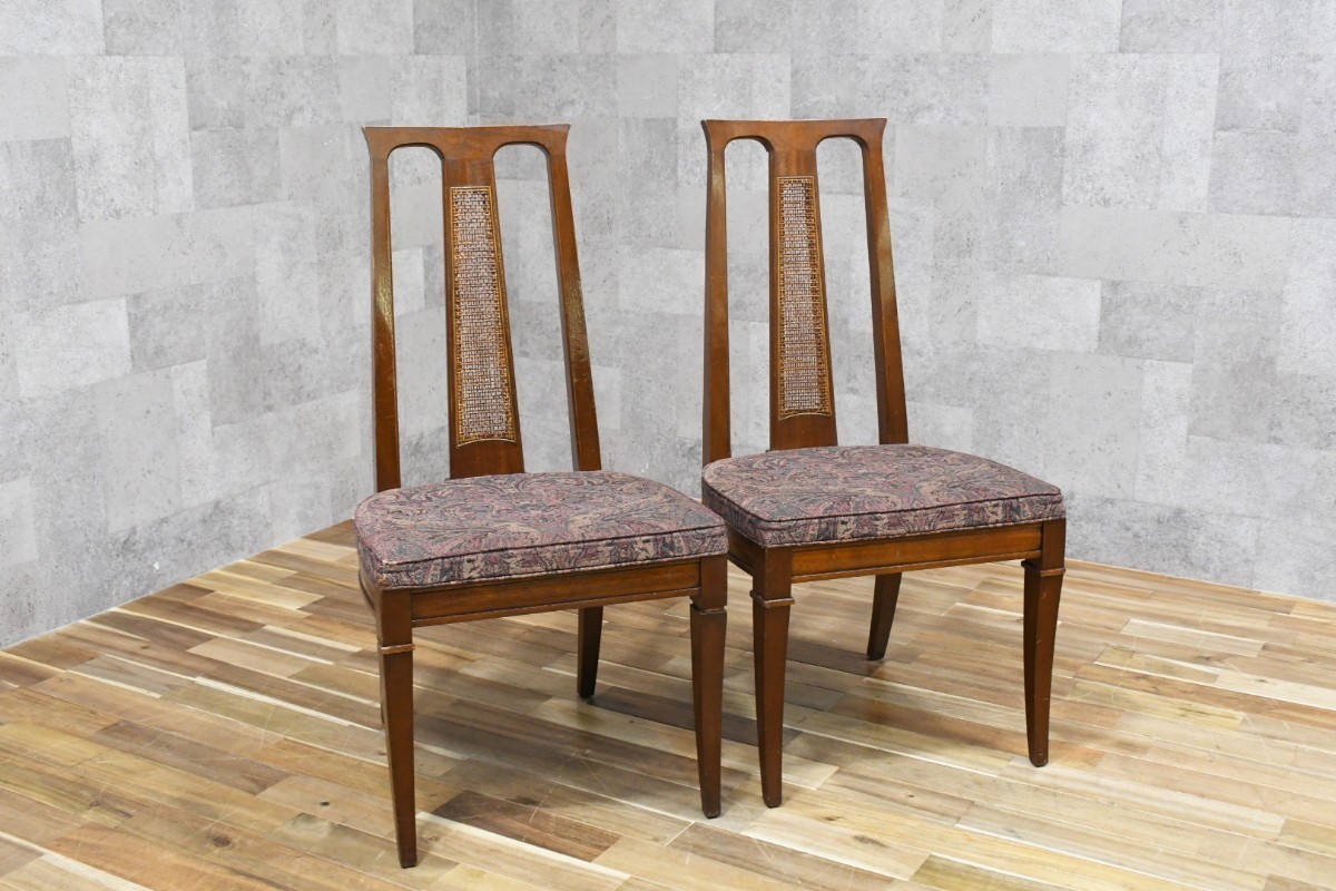 ②EDDA エッダ ダイニングアームチェア 朝日木工加工 無垢材 1脚