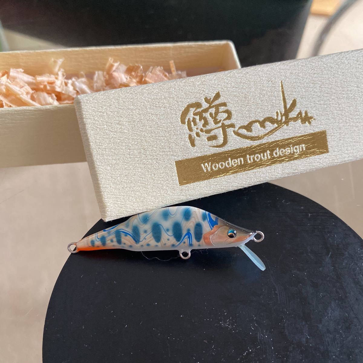 人気，限定SALE】 鱒moku 50sハンドメイドルアー 渓流 ミノー