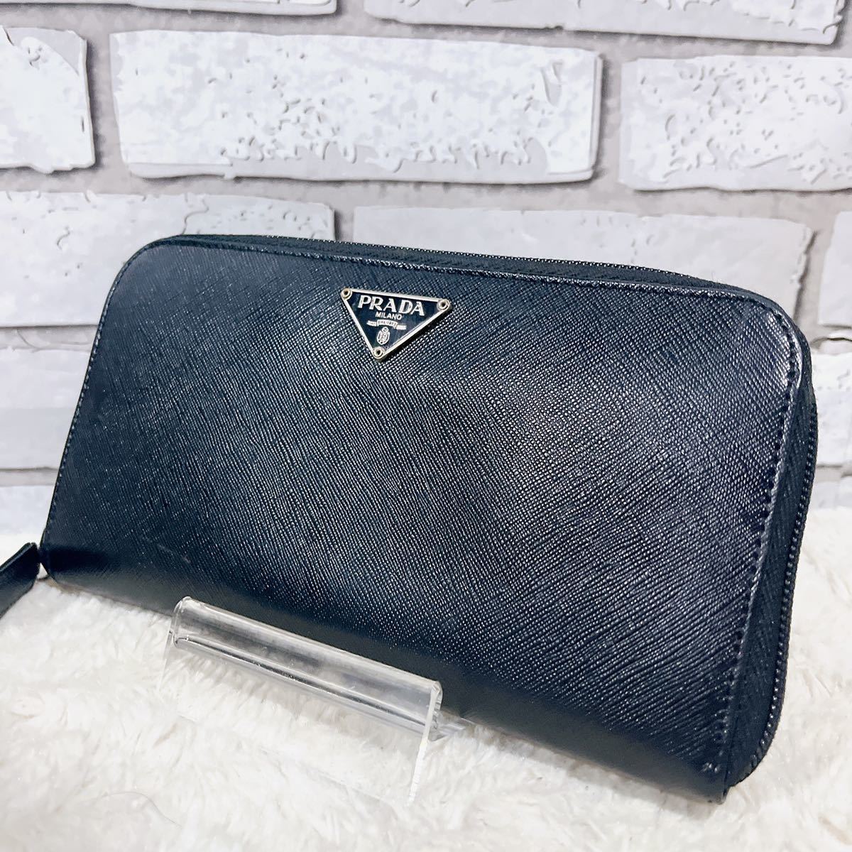 PRADA プラダ 長財布 財布 ブラック 黒 カードケース 小銭入れ