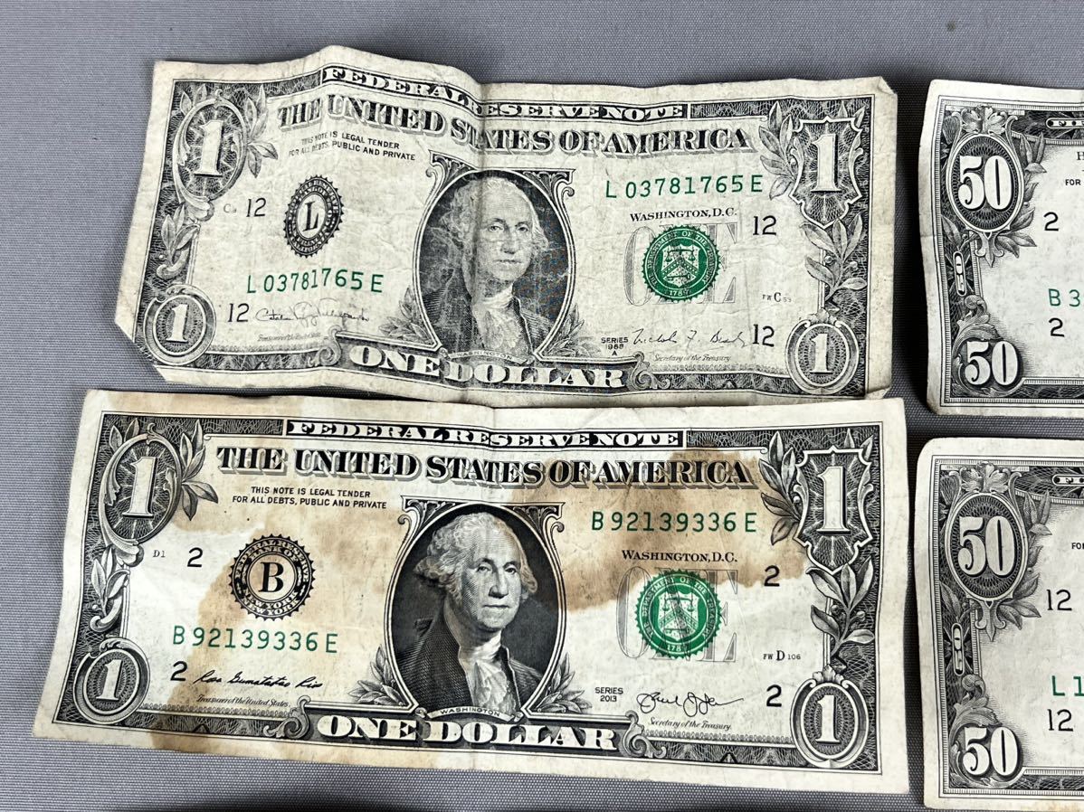 アメリカ ドル 計153ドル まとめ アメリカ紙幣 ドル紙幣 海外紙幣 外国紙幣 紙幣 USA 50ドル 1ドル ＄ 716AH60  アメリカのお金の種類と知っておいた方が良い注意点｜日本人のための u003c USA ドル紙幣 アメリカ 海外通貨