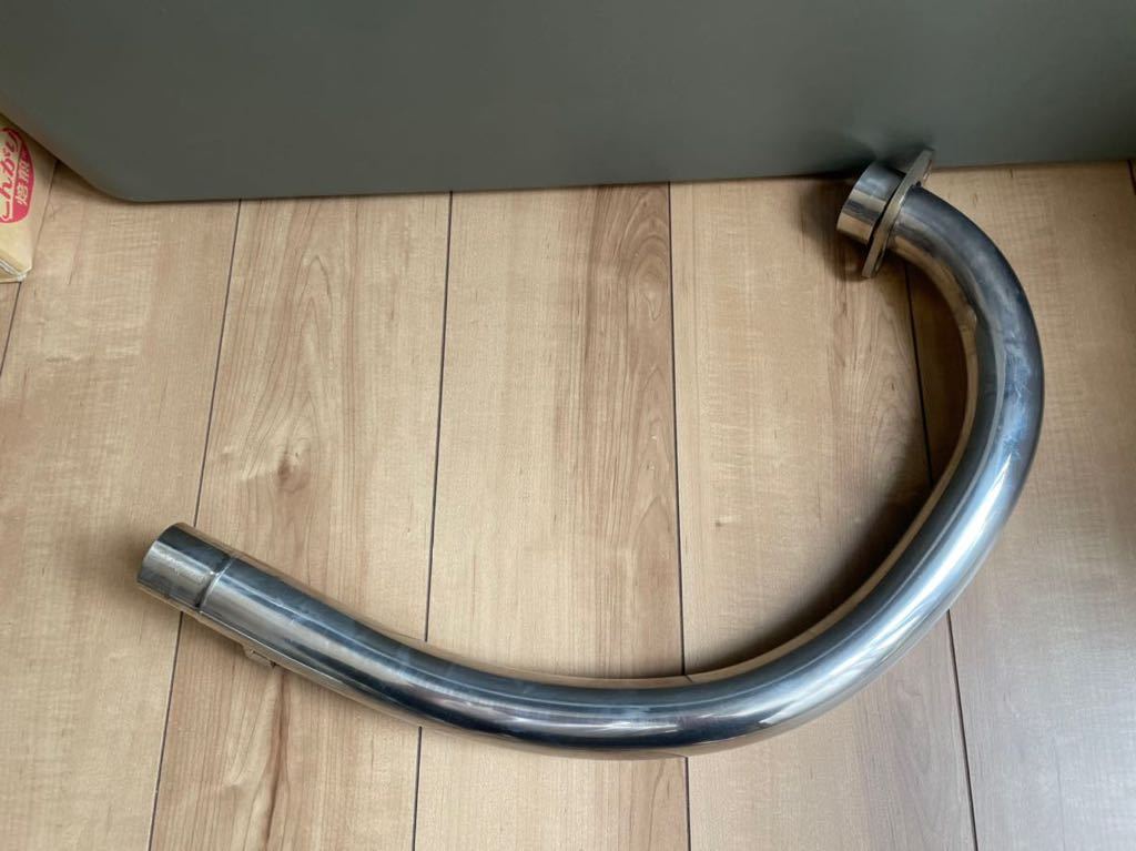 SR400 GOODS 手曲げエキゾーストパイプ エキパイ モーターガレージ 