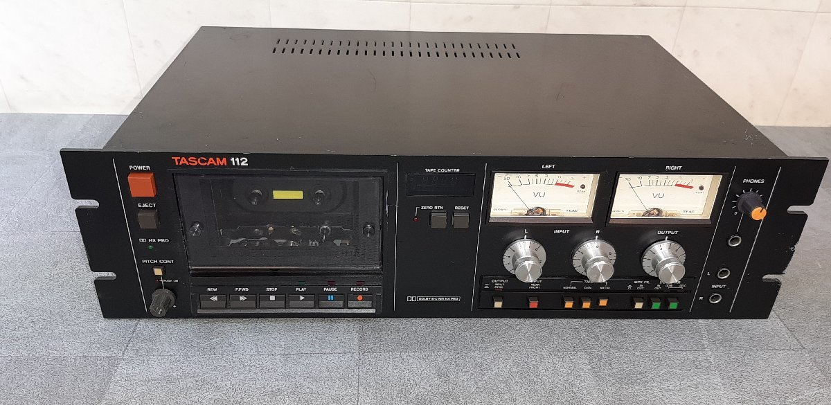 07S20□TASCAM カセットデッキ レコーダー 112□ TASCAM : | CC