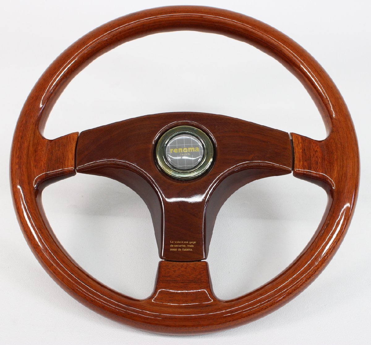 イタルボランテ ウッドステアリング 3スポーク 6穴 イタルボランテ