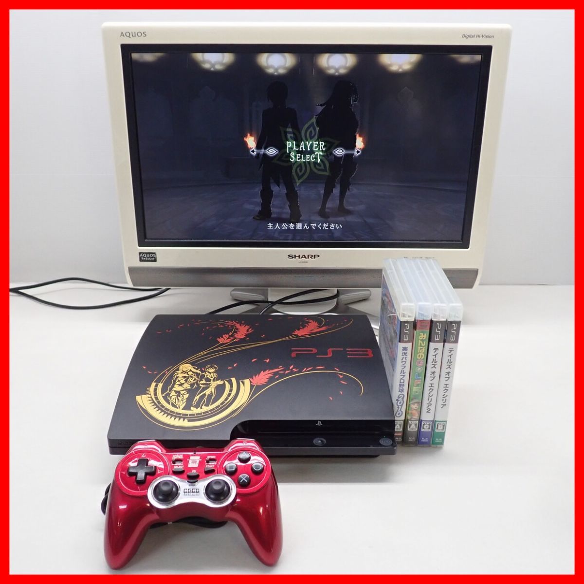 動作品 PS3 プレステ3 本体 CECH-3000A TX 160GB テイルズ オブ 