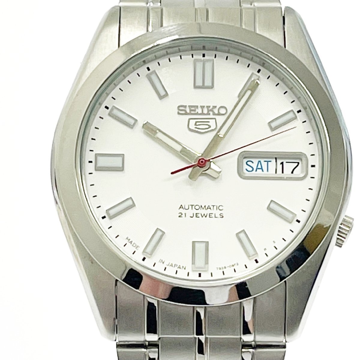 1円スタート】【箱付き】SEIKO セイコー 7S26-03B0 セイコー5 21石 裏  
