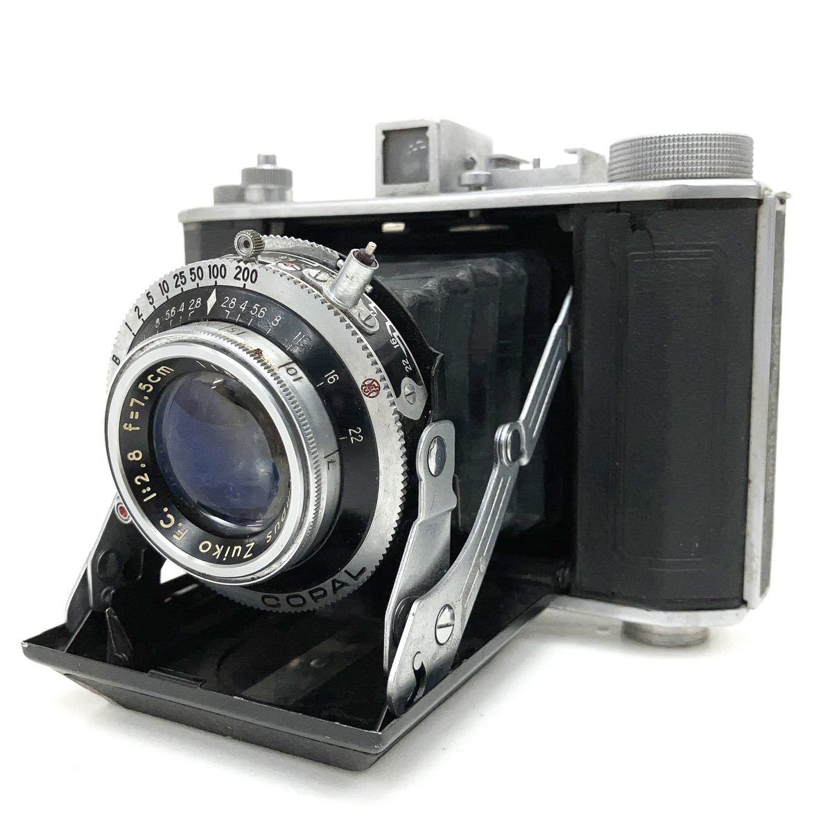 OLYMPUS SIX 6 オリンパス 蛇腹 カメラ Zuiko 1:2.8 7.5cm alp梅0719