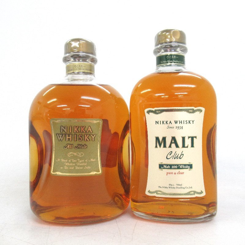 2本セット ニッカ オールモルト モルトクラブ 飲み比べセット モルト