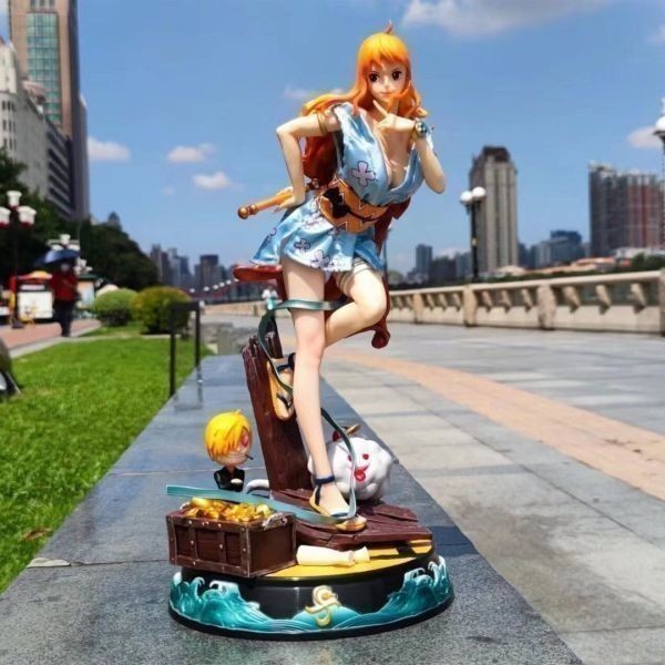 激レア【セクシー ワノの国】 くノ一ver. ONE PIECE ワンピース ナミ 43cm フィギュア 