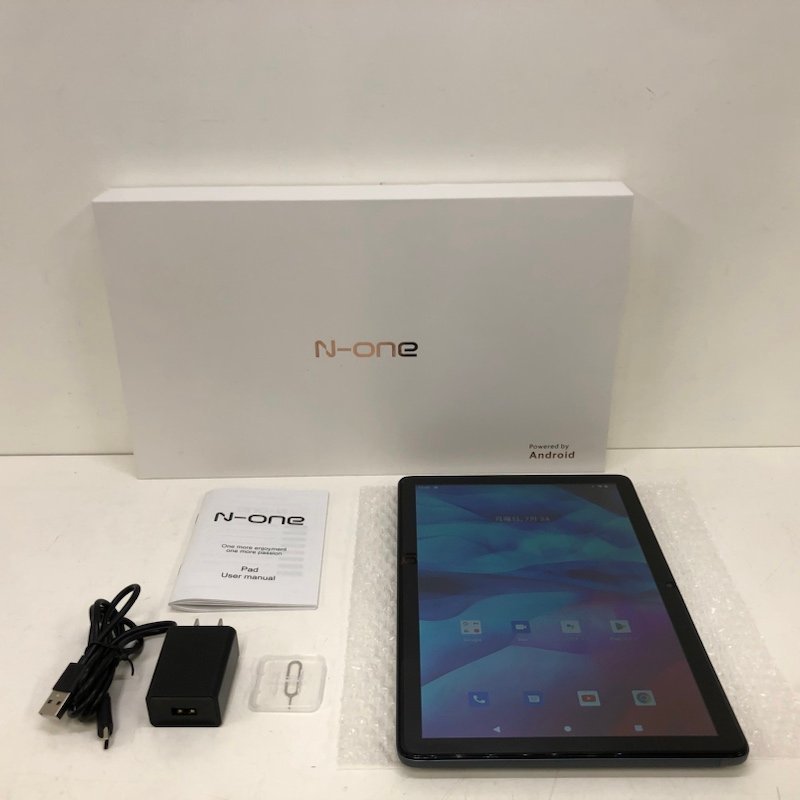N-one NPAD-AIR TAB001 タブレット アンドロイド 64GB SIMフリー 10インチ グレー 230718SK170197