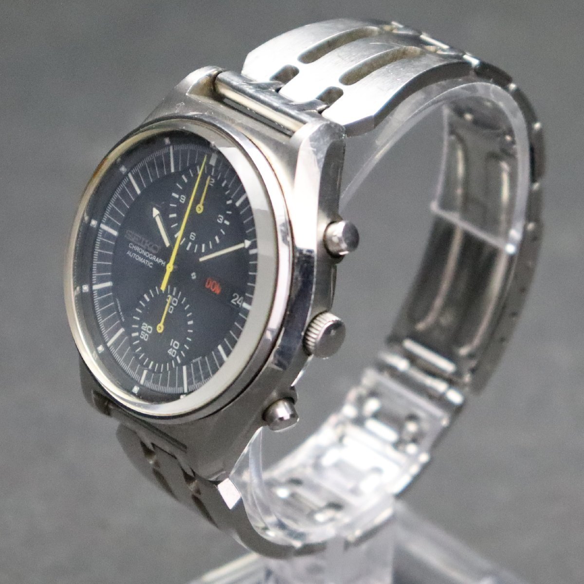 希少 SEIKO セイコー クロノグラフ ジャンボ 6138-3000 自動巻 23石 