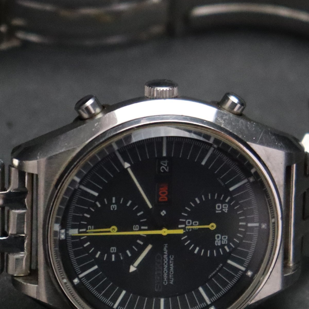 希少 SEIKO セイコー クロノグラフ ジャンボ 6138-3000 自動巻 23石 