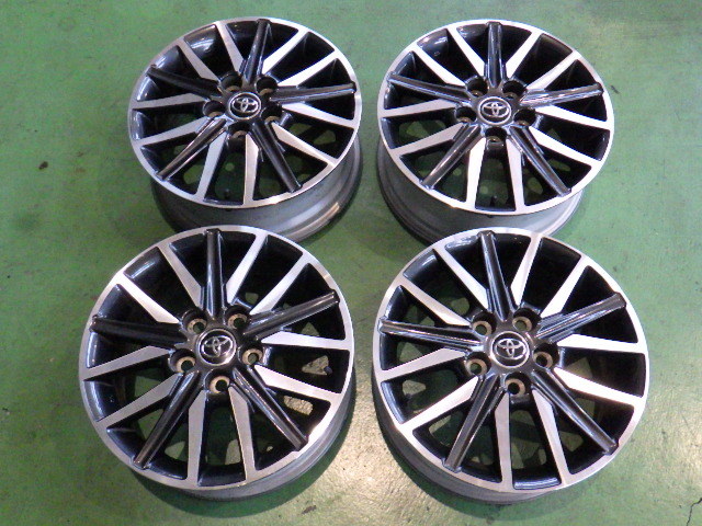 トヨタ 純正 16インチ5穴 アルミホイール 中古4本セット