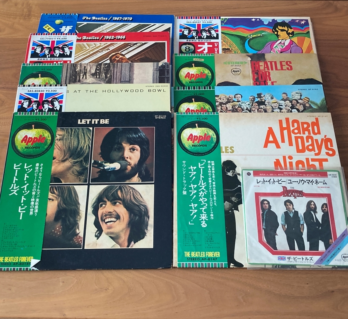BEATLES ビートルズ LP EP まとめ売り 10枚 セット 帯付き