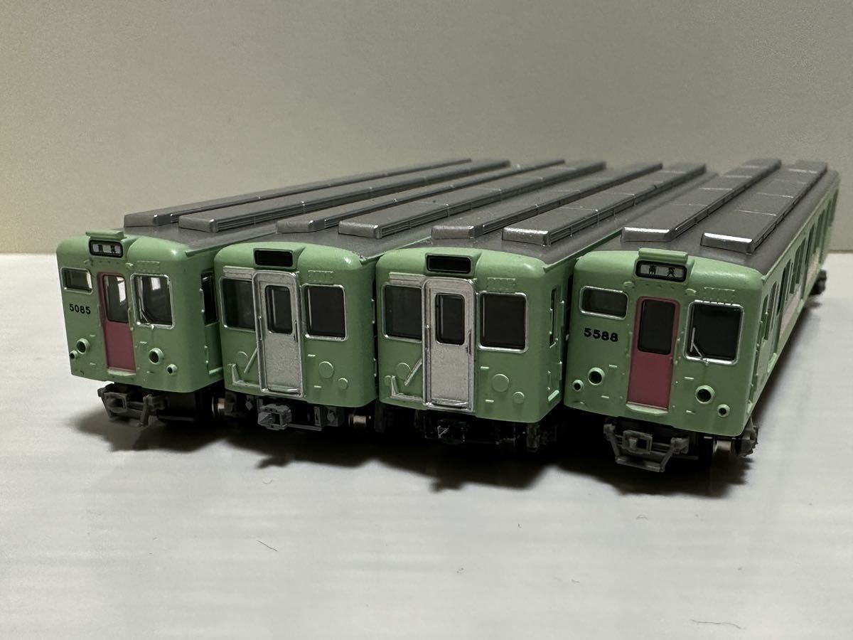 鉄道コレクション　大阪市営地下鉄　千日前線50系4両セット 鉄道コレクション 大阪市交通局 地下鉄千日前線 50系 5085編成 4両