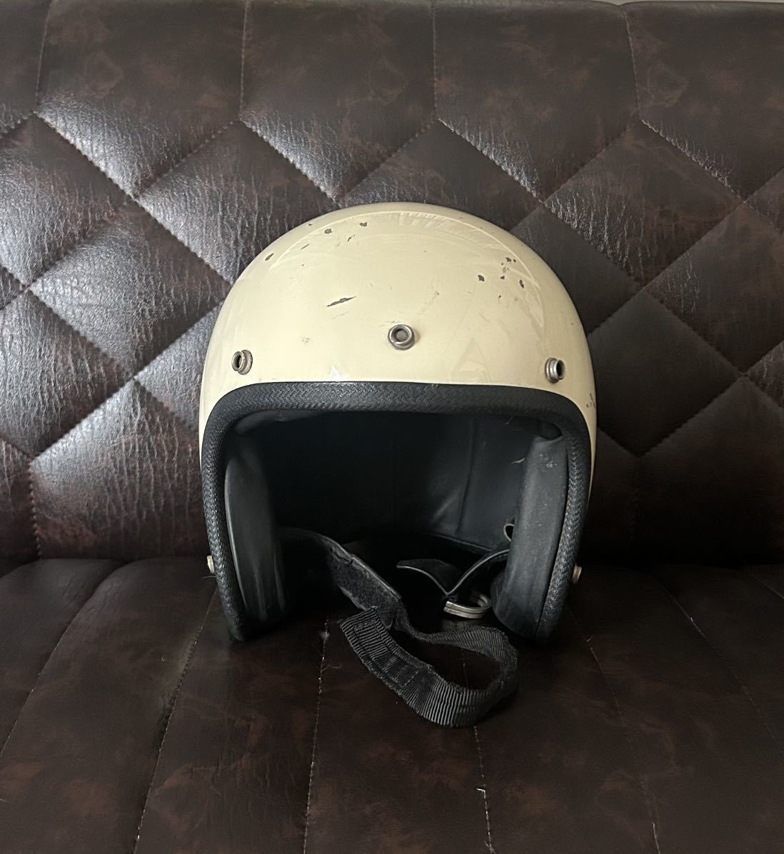 中古】ダビダ Davida ハーフヘルメット ブラック ゴールド ヘルメット